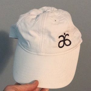 Arbonne White Ballcap w Adjustable Band Hat